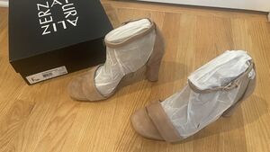 NEW: Naturalizer JOY Dress Sandal - Gingersnap Suede - Size 11W